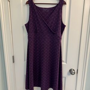 Eddie Bauer Purple Midi Dress